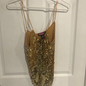 Gold beautiful camisole